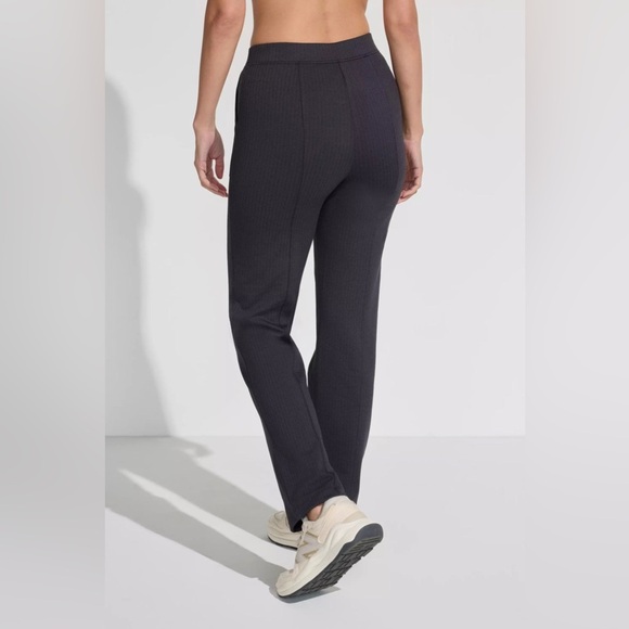 🖤Mondetta Fleece-Lined Straight Leg Pants Black Herringbone with side Pockets🖤 - Picture 16 of 16